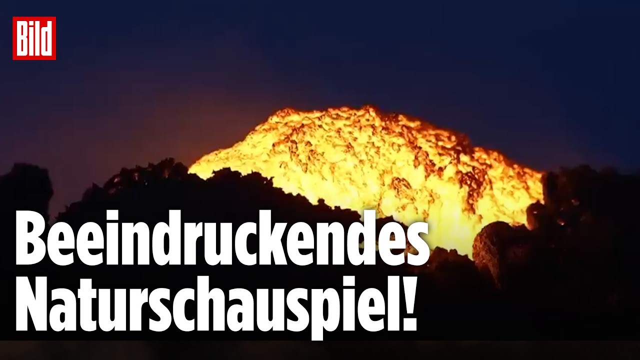 SIZILIEN: Vulkan Ätna wieder ausgebrochen! Spektakuläres Naturschauspiel begeistert Touristen