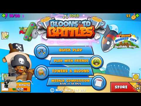 BTD Battles: Part 4; Playing a friend!