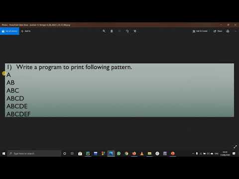 72 Pytohn Tutorial Pattern Printing In Python Example A Ab Abc Abcd