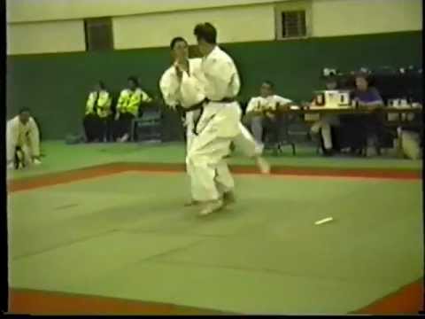 karate kumite london youth games 1993 ishinryu  (lee mayo)