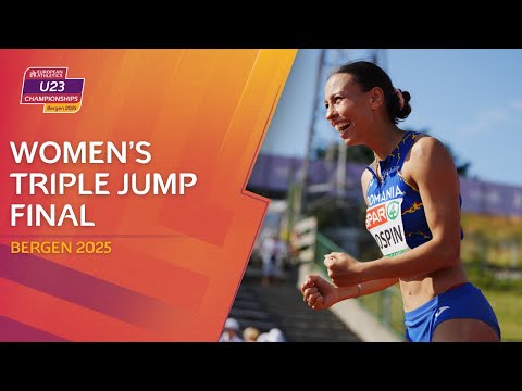 Women's Triple Jump REPLAY | Bergen 2025 European Athletics U23 Championships