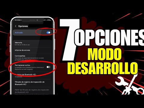7 OPCIONES DE DESARROLLADOR QUE OPTIMIZAN TU CELULAR | HAZ MAS RÁPIDO TU MÓVIL SIN APLICACIONES