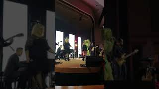 12 year old Jensen Snyder sings Santa Claus is Coming to Town with Natalie Grant