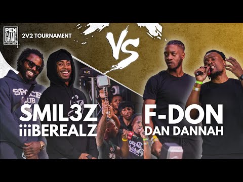 SMIL3Z & iiiBEREALZ vs F-DON & DAN DANNAH | PenGame Rap Battle 2024
