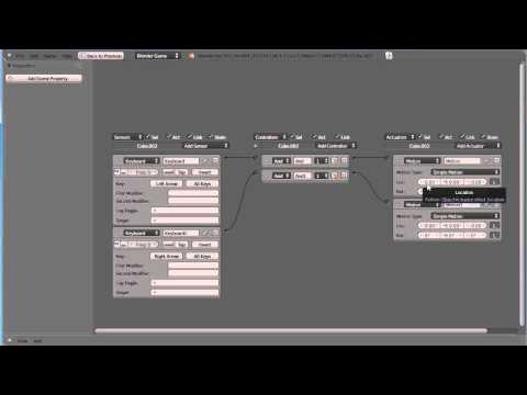 Blender 2.6 Tutorial - Game Engine Physics - Part 1