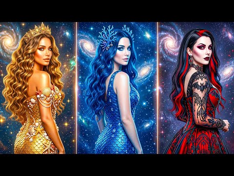 FROM OCEAN TO GOTH! 🌊🦇 Epic Magical Beauty Makeover