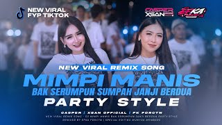 Download lagu DJ MIMPI MANIS 'BAK SERUMPUN SUMPAH JANJI BERDUA' VIRAL TIKTOK CASPER & XSAN  FEAT FK FDRCTN mp3