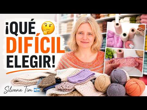Entré a una TIENDA DE LANAS 🧶 Mirá todos los hilados que encontré