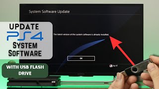 How to Update PS4 System Software with USB Flash Drive!
