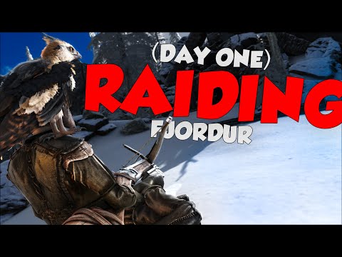 STARTING FRESH ON FJORDUR IN A BUSTED ICECAVE!!! - ARK Smalltribes PVP