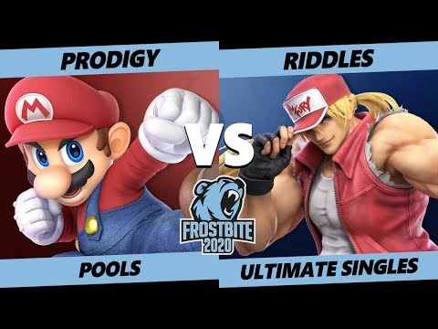 Frostbite 2020 SSBU Pools - Armada | Prodigy (Mario) Vs. Riddles (Terry) Smash Ultimate Singles