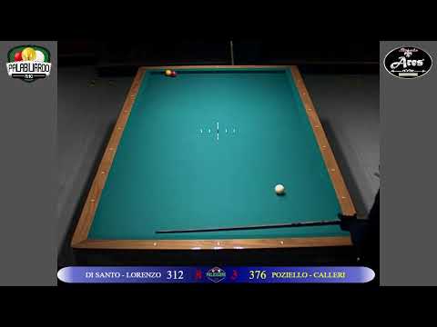 13 Febbraio 2023 - Lorenzo - Di Santo Vs Poziello - Calleri - Live Dal Palabiliardo Rho