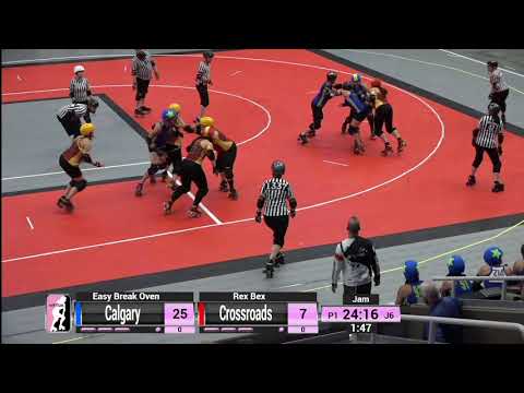 2018 WFTDA Continental Cup - NA West Game 4: Calgary Roller Derby vs Crossroads City Derby