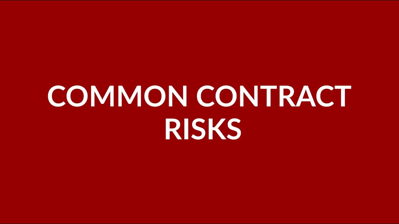Common Contract Risks