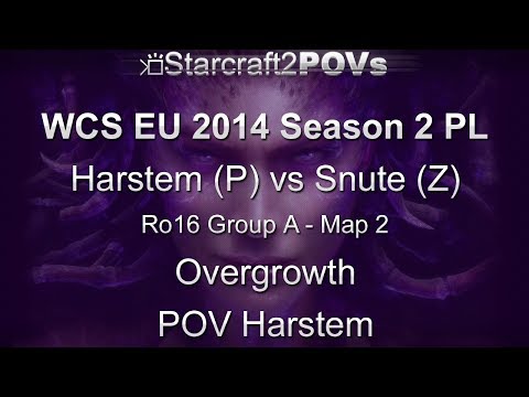 SC2 HotS - WCS EU 2014 S2 PL - Harstem vs Snute - Ro16 Group A - Map 2 - Overgrowth - Harstem