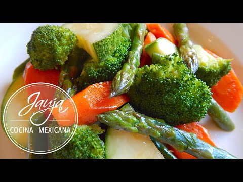Verduras al Vapor con Mantequilla Video