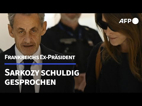 Gericht spricht Ex-Präsident Nicolas Sarkozy schuldig | AFP