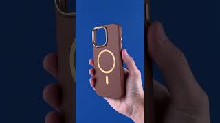 Шкіряний чохол SnapCase with MagSafe для Apple iPhone 16 Pro (6.3") Dark Blue Шкіряний чохол SnapCase with MagSafe для Apple iPhone 16 Pro (6.3") Dark Blue