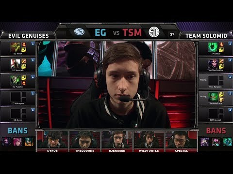 Evil Geniuses vs TSM | 2014 NA LCS Spring split S4 W4D1 G4 | TSM vs EG full game HD