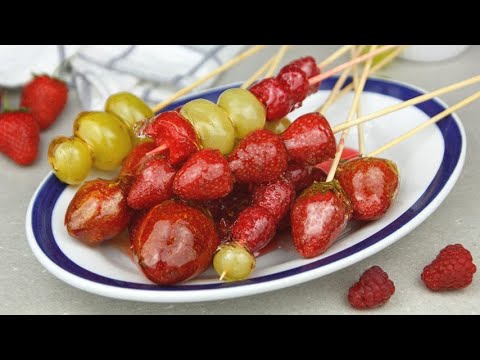 Tanghulu: the caramelized fruit skewers recipe from China!