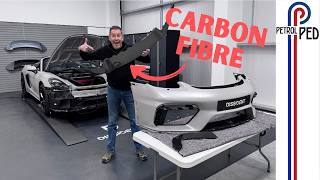 I made a Carbon Splitter for my 718 Spyder at an F1 Carbon Factory !