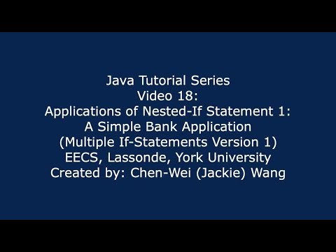 Eecs1021 Java Tutorial 18