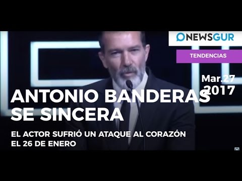 Antonio Banderas sufre un ataque al corazón