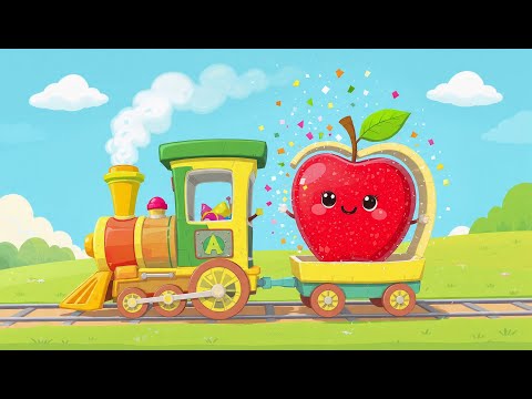 ABC Song Surprise Eggs on the ChuChu Toy Train | Learn ABC for Kids | Fun Alphabet Song for Children
