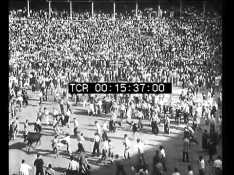 Spain. Collective bullfighting