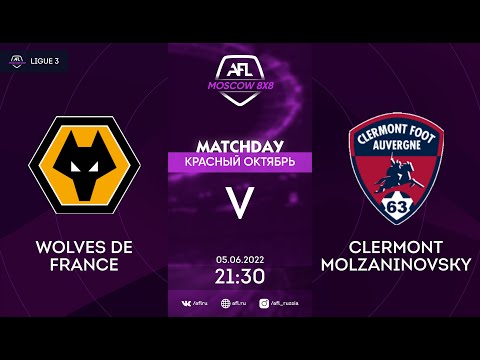AFL22. AFL Красный Октябрь. Ligue 3. Day 6. Wolves de France - Clermont Molzaninovsky