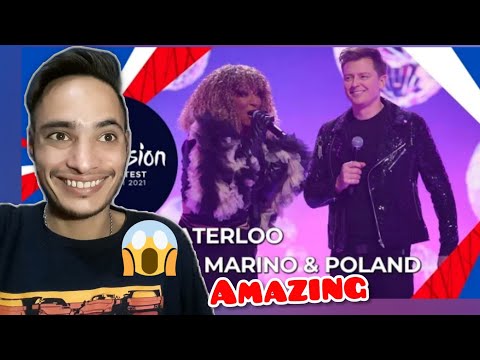 Senhit and Rafał performs Waterloo together - San Marino - Poland - Eurovision 2021 | Reaction