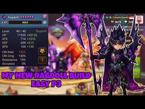 Ragdoll Gameplay & Rune Easy Climb P3 Early Season - Summoners War