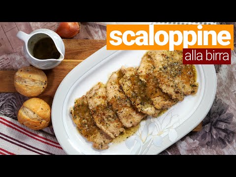 Scaloppine di maiale alla birra, facili e veloci