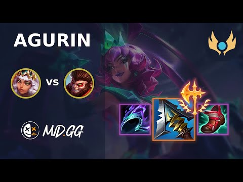 MID.GG: [ agurin ] Qiyana JUNGLE vs Wukong | EUW CHALLENGER | LOL Season 2025