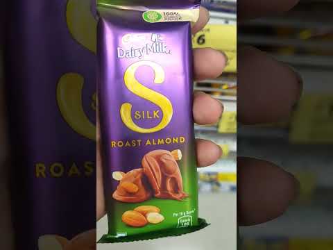 Dairy Milk Silk Roasted Almond | #candies #chocolates #asmr #dairymilk #silk #lotofcandy #shorts