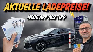 Aktuelle Ladepreise & Tarife für Elektroautos + Neue App als Tipp #elektroauto #electriccar