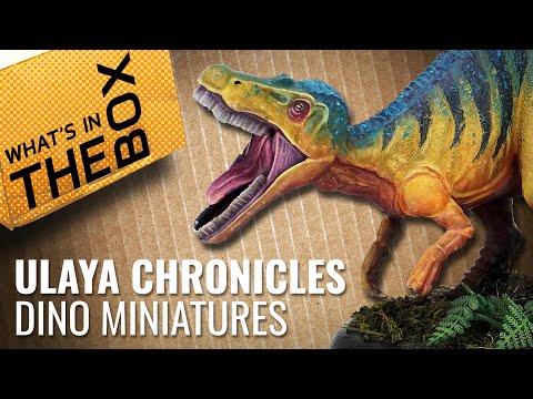 Unboxing: Ulaya Chronicles - Dinosaur Miniatures | Olmec Games