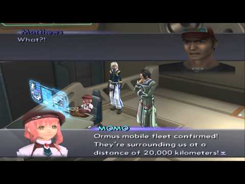 Xenosaga III HD Cutscene 282 - Descent to Planet Michtam (Elsa) - JAPANESE - REGULAR MODE