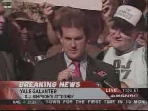 OJ Press Conference Man