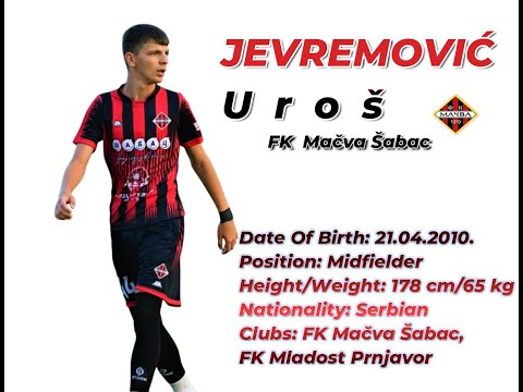 #44 UROŠ JEVREMOVIĆ - FK Mačva Šabac - Midfielder - HIGHLIGHTS 2025 -  Studio DIKSICO