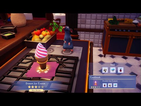 Disney Dreamlight Valley: HOW TO MAKE DREAM ICE CREAM