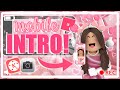 How To Make A ROBLOX Animated Intro On MOBILE Easy For Beginners Mxddsie