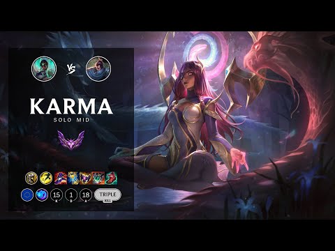 Karma Mid vs Yasuo - EUW Master Patch 12.14