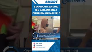 Seorang Ibu Diturunkan dari KRL Lantaran Anaknya Rewel? Petugas Beri Penjelasan