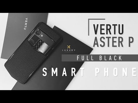 Vertu Aster P Black | Chiếc điện thoại thông minh được chế tác