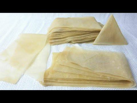 طريقة عمل رقائق السمبوسه اليمنيه بثلاث طرق /How to Make Samosa Sheets