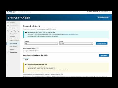 Program credit reporting retiring: Where to confirm your eCQM submission status