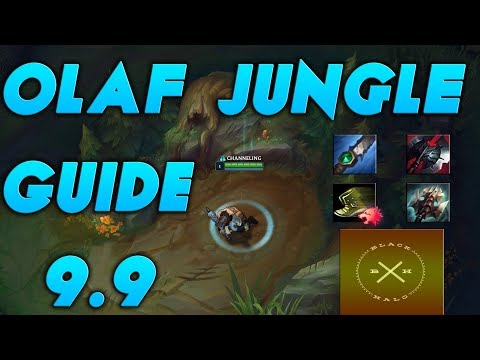League of Legends Olaf Jungle Build | Olaf Gameplay Patch 9.9 Olaf Build (LOL Olaf Guide)