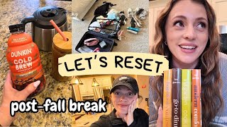 VLOG 🍁 Let's go grocery shop, meal plan, laundry chit-chat, unpack & get things in order!