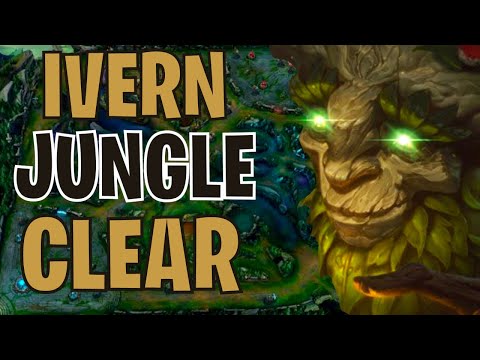 Season 14 Ivern Jungle Clear World Record [1:34] Full Clear 1 Smite